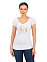 V-NECK T'SHIRT футболка жен к/р хб