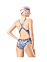 Yingfa Digital Print One-Piece Swimsuit, купальник
