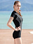 Yingfa One-Piece Swimsuit (casual), купальник с коротким рукавом