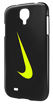 NIKE SWOOSH HARD PHONE CASE SAM S4 BLACK/VOLT, чехол для телефона