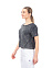THE ECO INFINITY CROPPED TEE- SNOWFLAKE, футболка