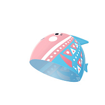 Yingfa Cartoon Print Kids Swimming Cap, шапочка детская принт
