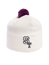 knitted skit hat unisex off white шапка