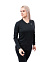 Women's Mid Weight Print V Neck, термотоп