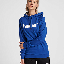 HMLGO COTTON LOGO HOODIE WOMAN, толстовка ХБ женская