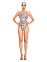 Yingfa Digital Print One-Piece Swimsuit, купальник