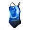 SPEEDO Death Star Allover Thinstrap Crossback купальник подрост