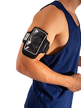 NIKE LIGHTWEIGHT ARM BAND BLACK/SILVER, чехол на руку