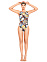 Yingfa Digital Print One-Piece Swimsuit, купальник