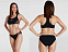 PLMT RCBK BRF 2PC AF BLACK/RED, купальник женский