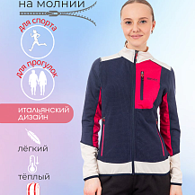 POLAR FLEECE WOMAN, джемпер на молнии