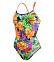 SPEEDO Funk Burst Single Crossback купальник подрост