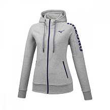 Толстовка женская Mizuno Heritage Zip Hoody