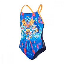 Купальник подростковый Speedo Dreamscape Fusion Placement Digital Crossback