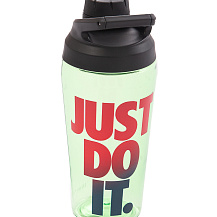 NIKE TR HYPERCHARGE CHUG BOTTLE 16 OZ GRAPHIC GHOST GREEN/BLACK/UNIVERSITY RED, бутылка для воды