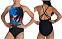 STAR 1PC JF BLACK/BLUE, купальник детский