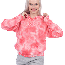 RELAXED FLEECE DYE HOODIE, толстовка