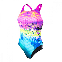 Купальник женский Speedo Collido Placement Digital Powerback