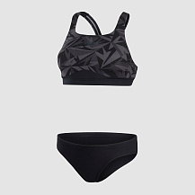 HYPERBOOM RBCK BRF2PC AF BK/GY, купальник женский