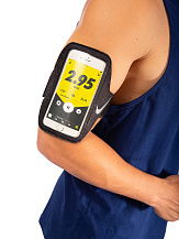 NIKE LEAN ARM BAND PLUS PRINTED BLACK/ANTHRACITE/SILVER OSFM, чехол для телефона на руку