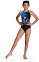 STAR 1PC JF BLACK/BLUE, купальник детский