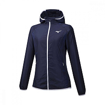 Куртка  женская для бега Mizuno Printed Hoody Jacket