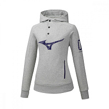 Толстовка женская Mizuno Heritage Hoody (W)