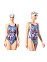 Yingfa Digital Print One-Piece Swimsuit, купальник