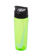 NIKE TR HYPERCHARGE STRAW BOTTLE 24 OZ GREEN SPARK/ANTHRACITE/WHITE 24OZ, бутылка для воды
