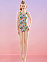 Yingfa Digital Print One-Piece Swimsuit, купальник