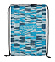 PRINTED MESH BAG AU BLUE/BLACK, мешок