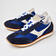 TRAINER '74 SUOLA M/B/A SUEDE/NYLON/VITELLO BLU/BIANCO, кроссовки