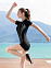 Yingfa One-Piece Swimsuit (casual), купальник с коротким рукавом