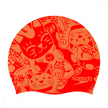 Шапочка для плавания подростковая Speedo Junior Slogan Cap